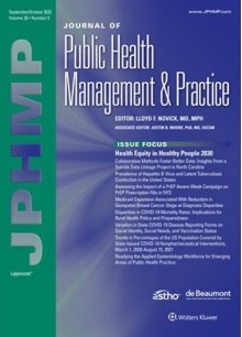 Journal Of Public Health Management & Practice