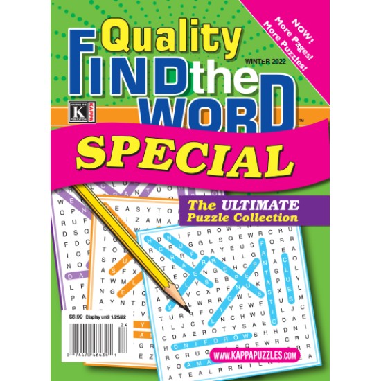 Quality Find the Word Special