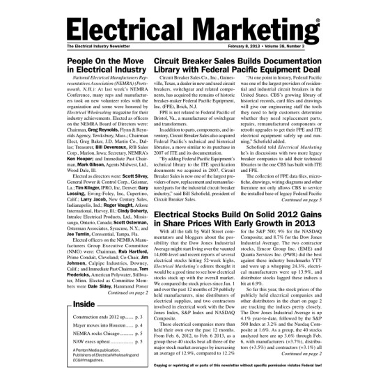 Electrical Marketing Newsletter