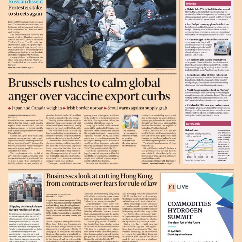 Financial Times Magazine Subscriber Services