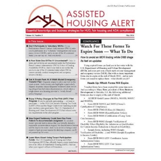 Assisted Housing Alert
