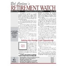 Bob Carlson's Retirement Watch Bob Carlson's Retirement Watch