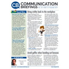 Communication Briefings Communication Briefings