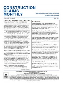 Construction Claims Monthly Construction Claims Monthly