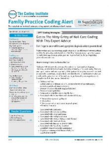 Family Practice Coding Alert Family Practice Coding Alert