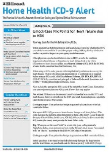 Home Health ICD-9 Alert Home Health ICD-9 Alert