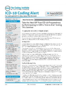 ICD-10 Coding Alert