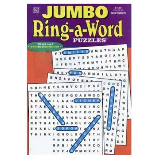 Jumbo Ring-a-Word Puzzles