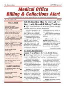 Medical Office Billing & Collections Alert