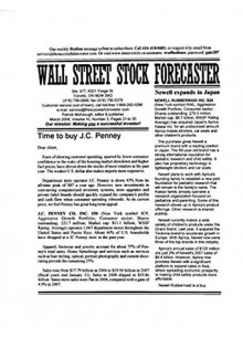 On Wall Street On Wall Street