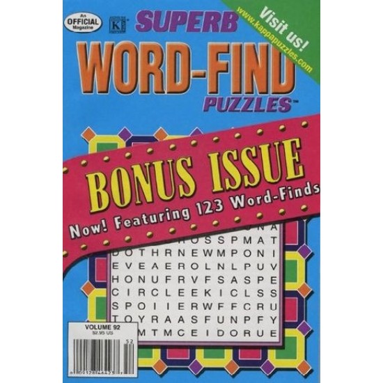 Superb Word Find Bonus
