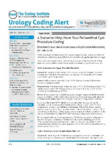 Urology Coding Alert