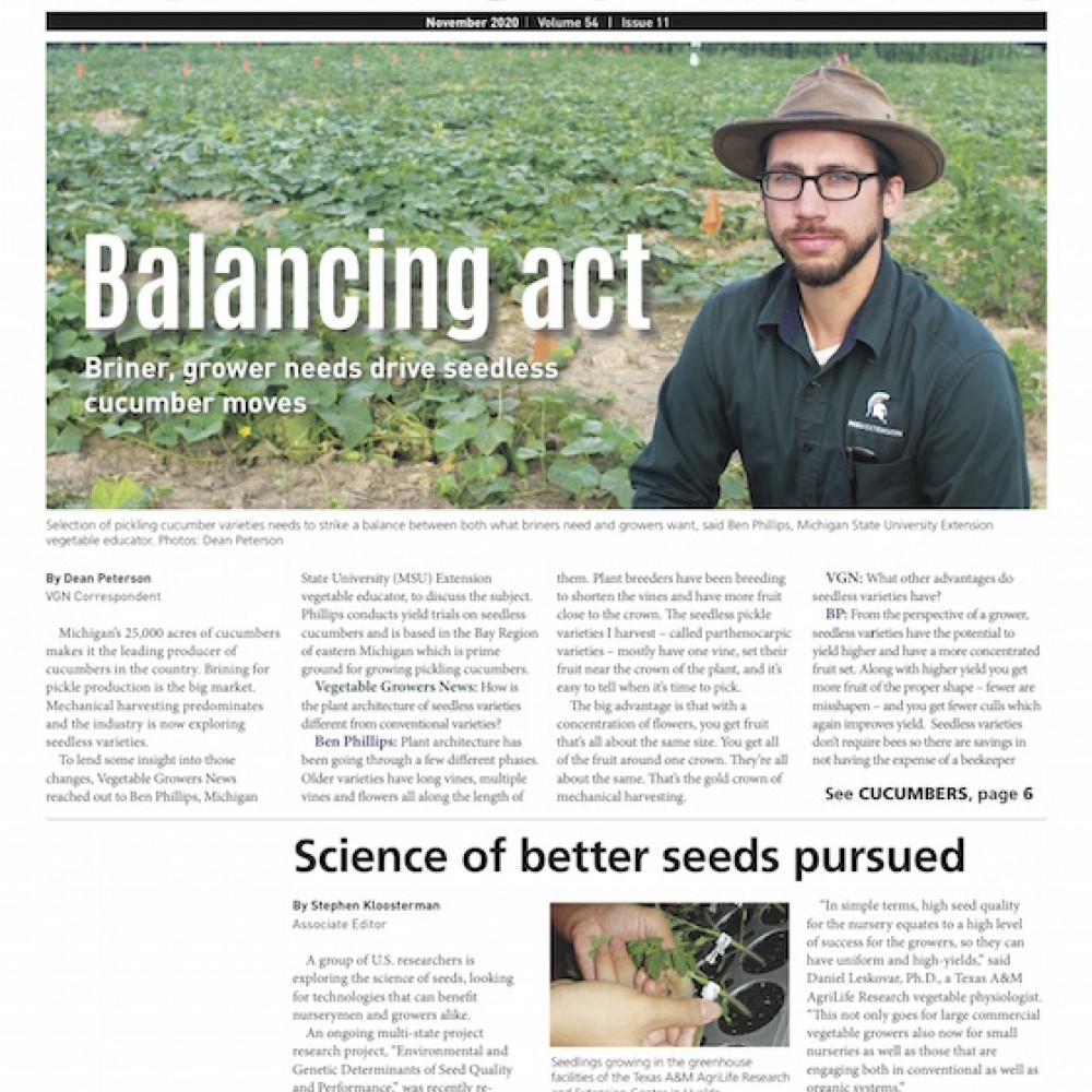 Vegetable Growers News Magazine Subscriber Services