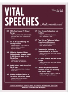 Vital Speeches International