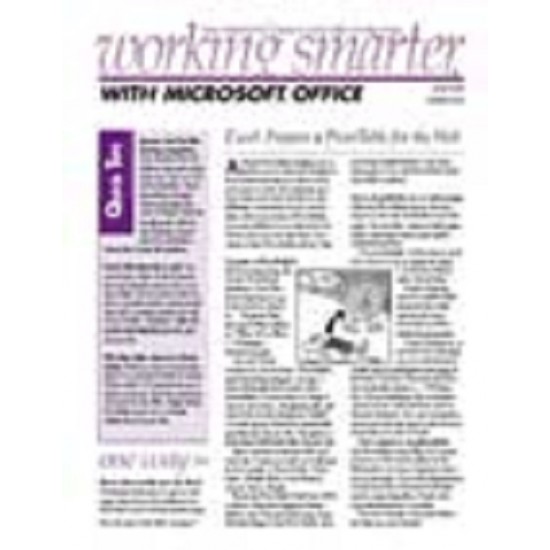 Working Smarter w/Microsoft Office