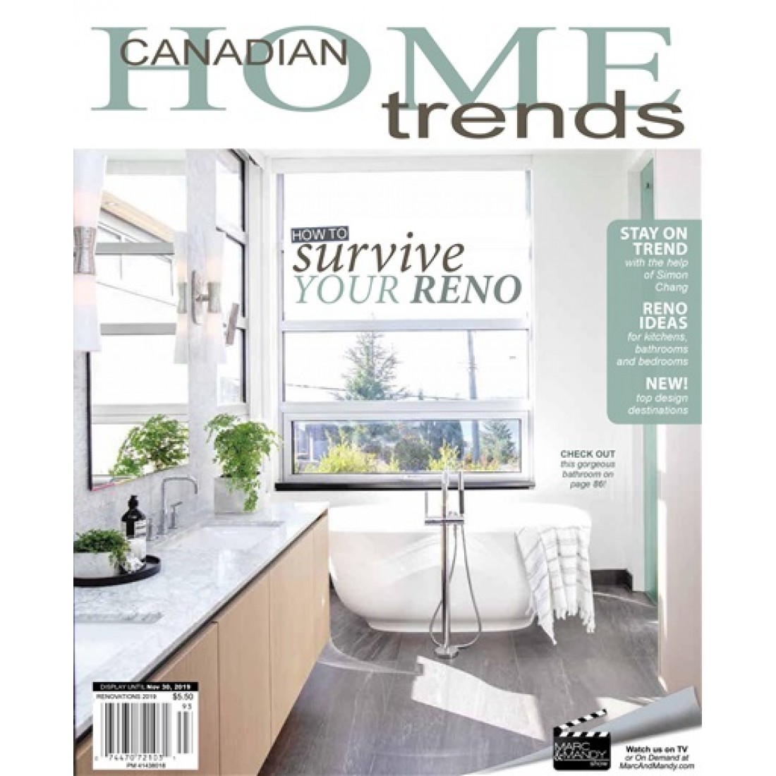 Canadian Home Trends Magazine Subscriber Services   Canadian Home Trends Magazine Cover 1100x1100h 