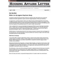 Housing Affairs Letter Housing Affairs Letter