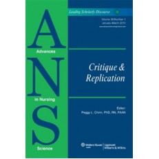 Advances in Nursing Science Advances in Nursing Science