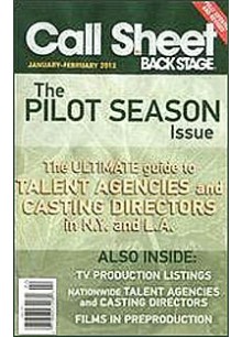 Call Sheet By Back Stage