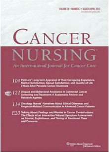 Cancer Nursing Cancer Nursing
