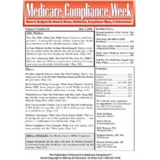 Medicare Compliance Week Medicare Compliance Week